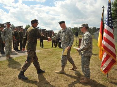 The Joint Multinational Training Command regularly trains U.S. and multi-national soldiers, during sophisticated and complex mission rehearsal exercises throughout Europe
