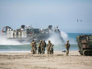 A 2016 Amphibious Landing Exercise between the U.S. Marine Corps and Japan Ground Self-Defense Force
