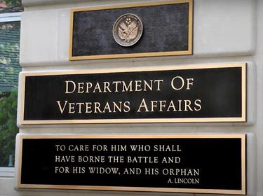 Department of Veterans Affairs sign and motto, photo courtesy of Department of Veterans Affairs