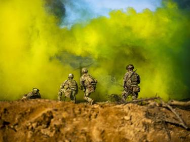 Soldiers participate in a combined arms live-fire exercise at the Grafenwoehr Training Area in Grafenwoehr, Germany, September 23, 2022, photo by Sgt. Luke Michalski/U.S. Army