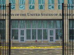 The U.S. Embassy in Havana, Cuba, September 29, 2017, photo by Alexandre Meneghini/Reuters