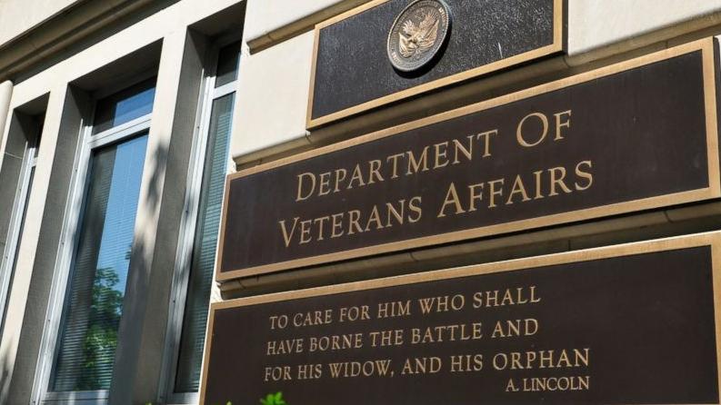 Department of Veterans Affairs sign on a VA building, photo courtesy of Department of Veterans Affairs