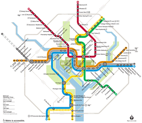 Washington Metro Map thumbnail